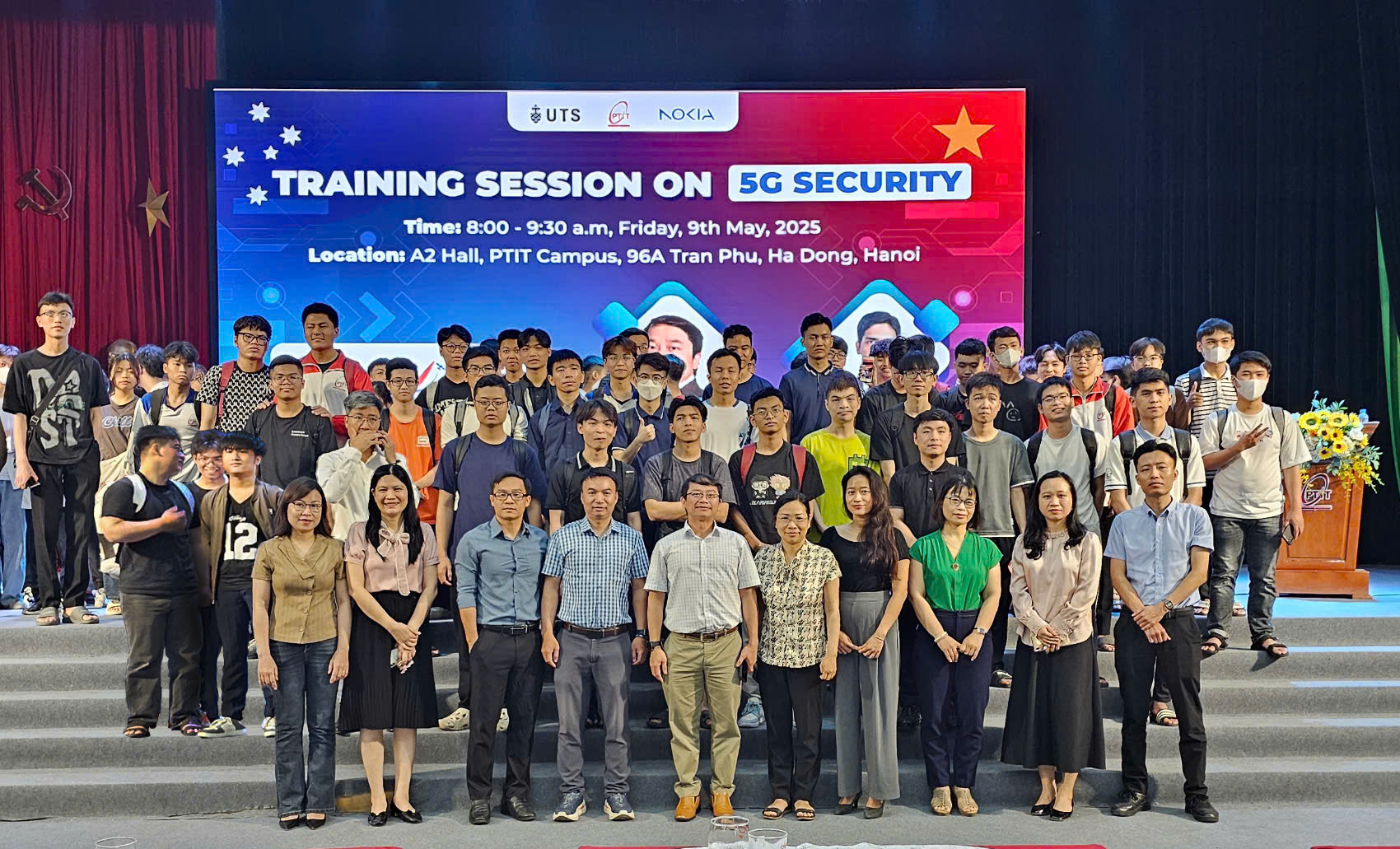 Training Session on 5G Security PTIT x UTS x Nokia – 09/05/2025